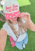 Jesus saves I spend trucker hat