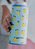 Zesty Lemons Koozie Slim Can Cooler